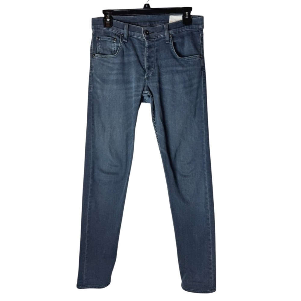 Rag‎ & Bone Jeans Women 29 Blue Standard Issue Fit 1 Button Fly Skinny Leg